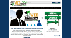 Desktop Screenshot of jasawebcirebon.com